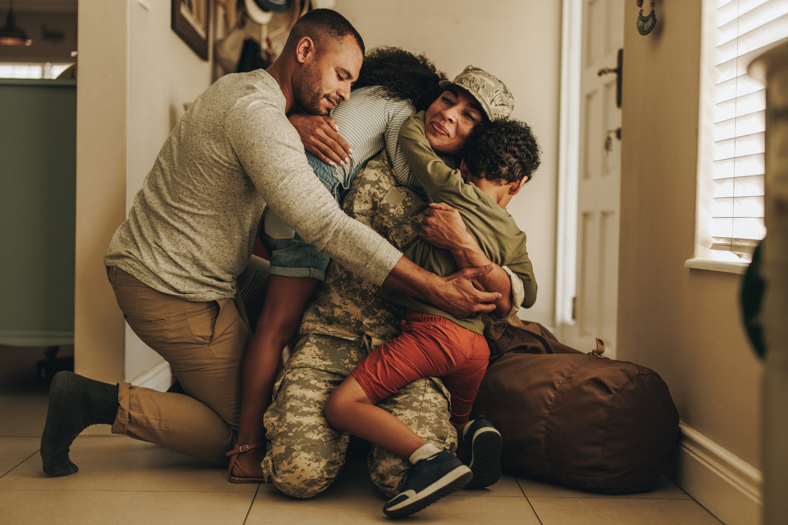 A couple celebrating their new FHA mortgage low rates.